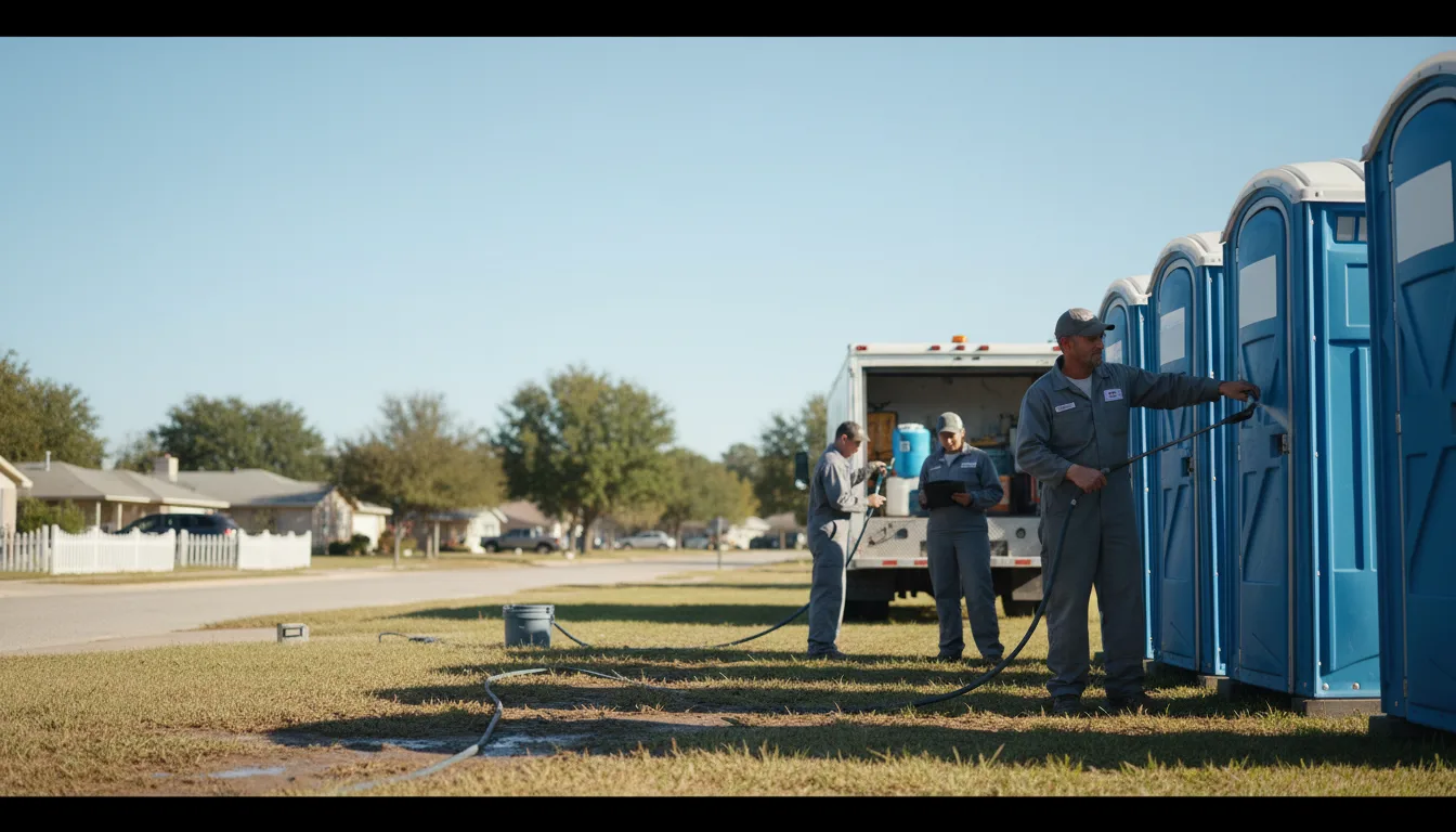 Long-Term Portable Toilet Rental in East Bernard, TX near me